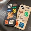 Ins Korean Cute Cartoon Poodle Dog Silicone Phone Case For Iphone 14 13 12 Pro Max 11 Lovely Puppy Protective Soft Cover Funda