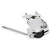 L Rod Cowbells Clamp Adjustable Stainless Steel Drum Clamp Cowling Mounting Bracket for Drum Accessories