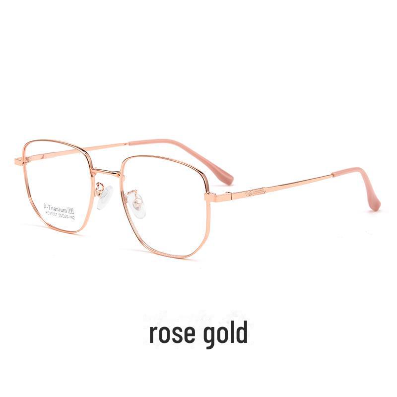 Немагнитная титановая оправа для очков в стиле ретро для женщин - модель KO33007K, сверхлегкая и подходит для близорукости