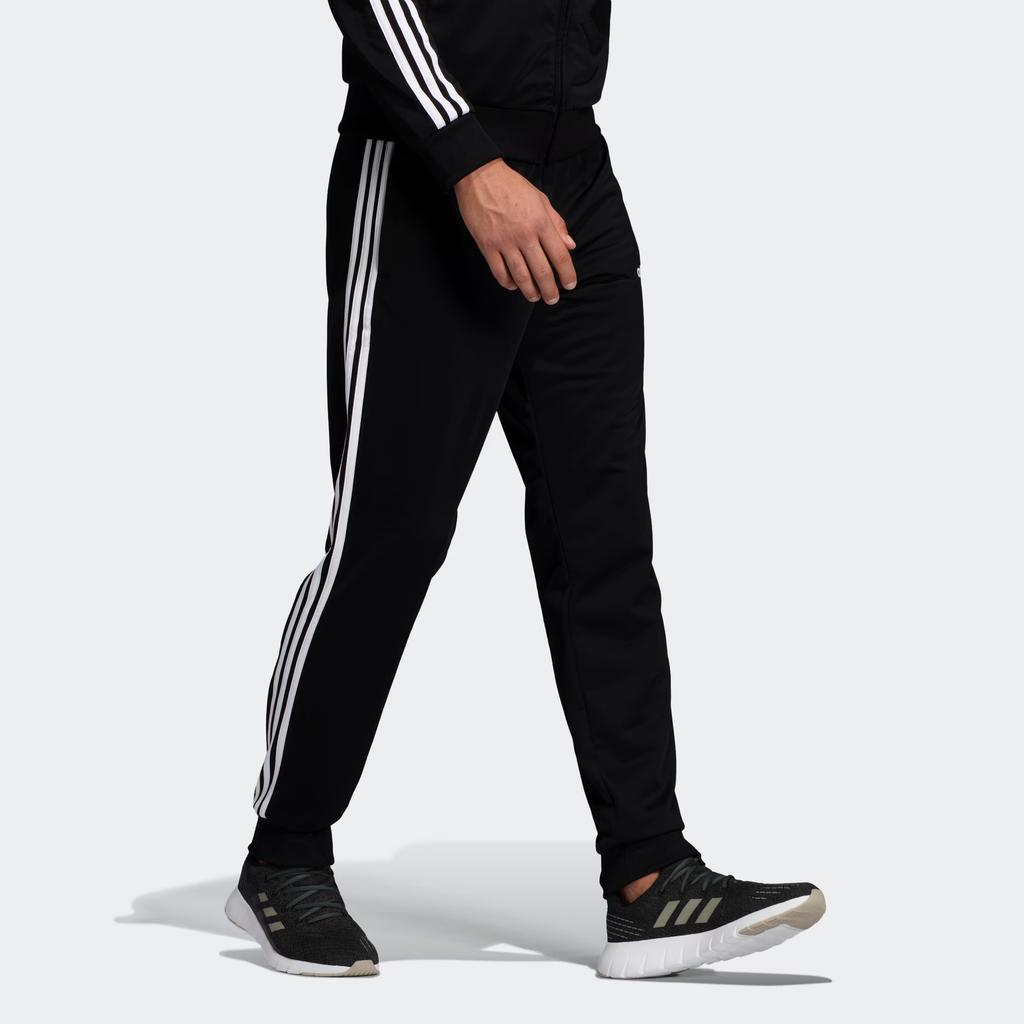 Adidas Спортивные брюки Essentials с 3 полосками, мужские брюки, черные DQ3076