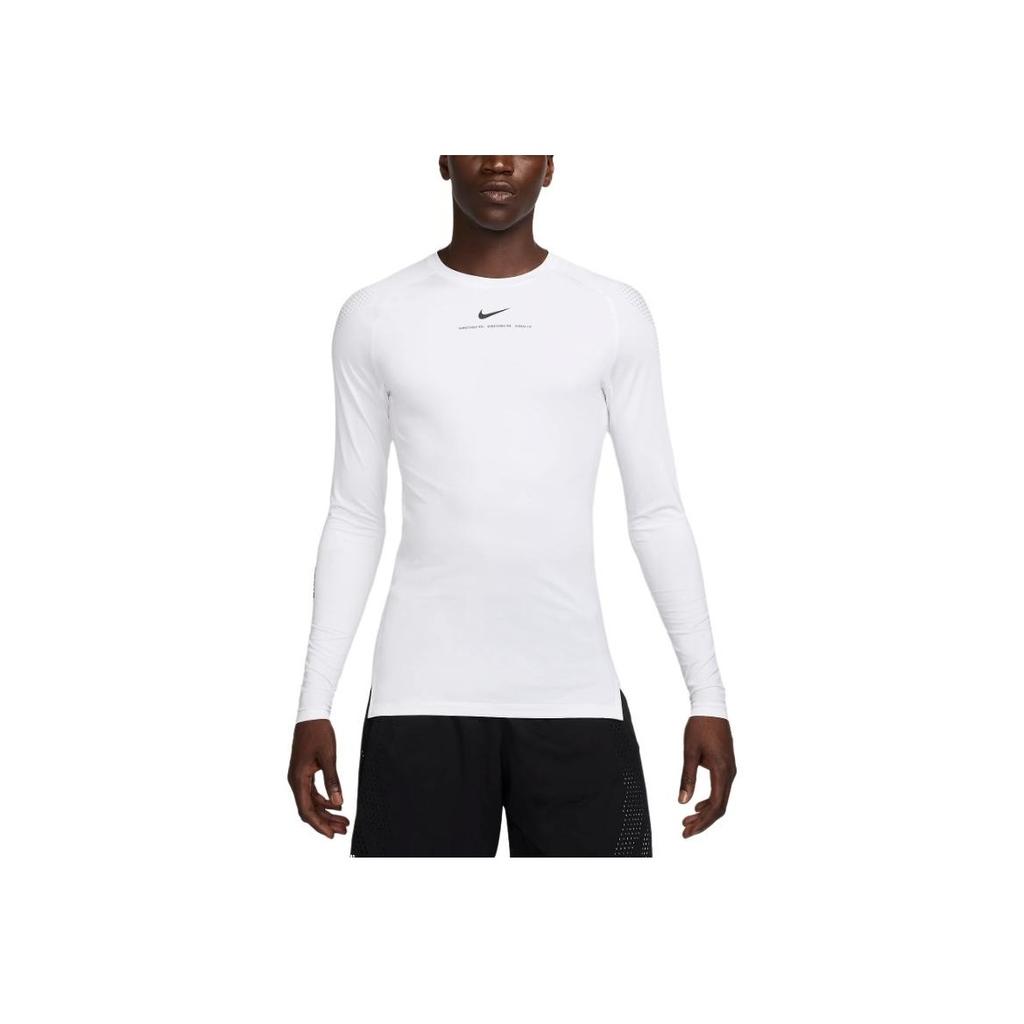 Nike X Nocta Collaboration Comfortable Fashionable Fitted Long Sleeve Crew Neck T-Shirt Unisex Tops White DN0002-100