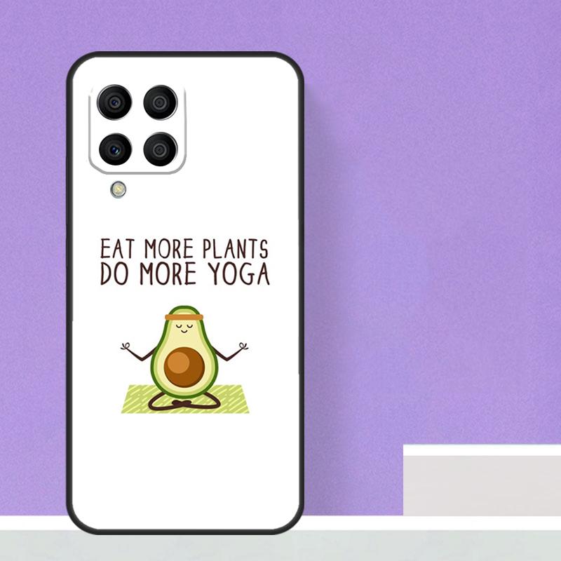 Забавный узор «Авокадо Йога» для Samsung Galaxy M13 M33 M53 M12 M32 M52 M14 M34 M54 M20 M51 M21 M30s M31s M15 M55 Чехол