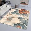 Carpet for Living Room Rugs Bedroom Decoration Vintage Floral Floor Mat Bedside Lounge Anti-slip Home Decor