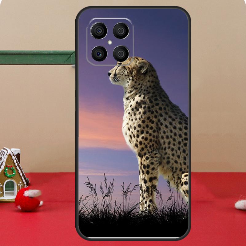 Чехол Гепард Пантера Снежный Гепард для Honor Magic 7 Lite 6 8 Pro Honor 400 200 70 90 X8c X8b X9a X9b X9c X9d Win RT