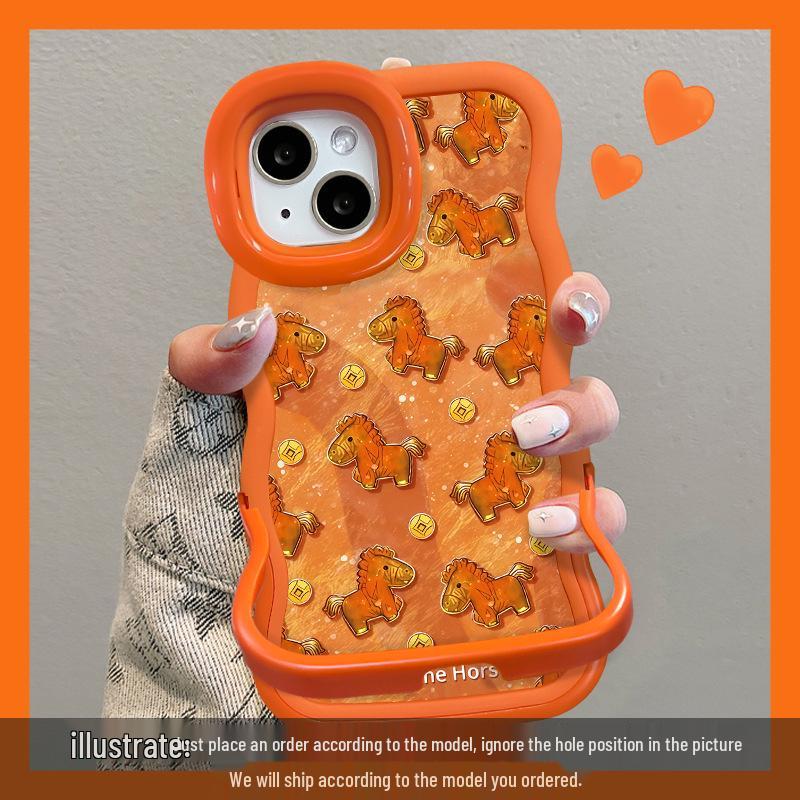 Чехол-подставка из силикона Money Colt, совместимый с Apple iPhone 15 Pro Max, также подходит для моделей 14 и 17