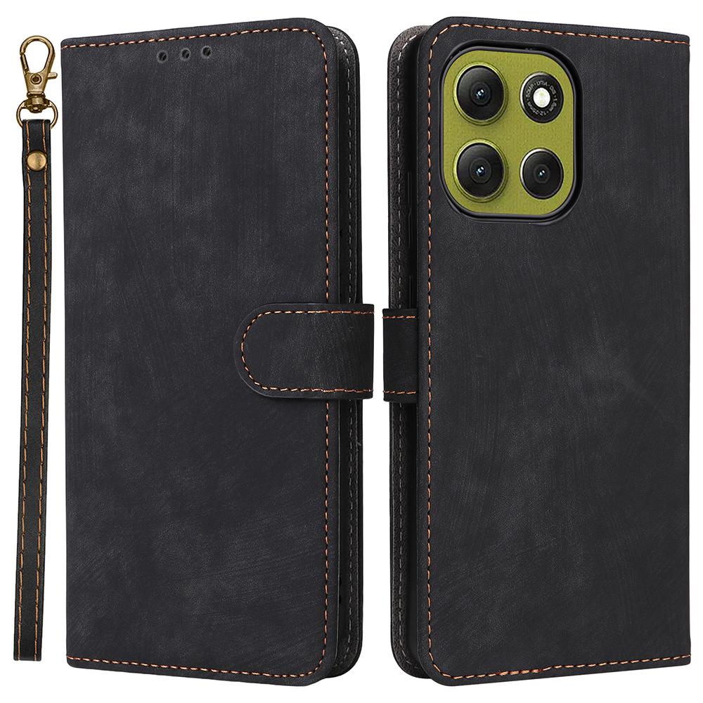 For Motorola Moto G86 5G Case Wallet RFID Blocking PU Leather Phone Cover Stand with Strap