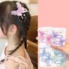 2Pcs/Set Toddler Girls Pink Butterfly Shape Hairgrip Girl Hairpins Headwear Hair Clips Jewelry Gift Sweet Kids Headdress