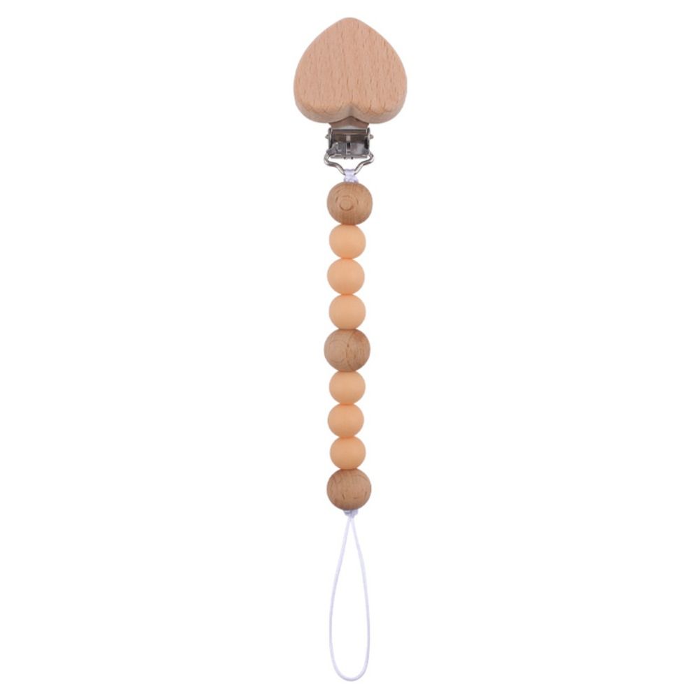Деревянная цепочка для детской соски, зажимы для пустышек, детские игрушки-прорезыватели, ремни, держатель для соски, зажимы для детей