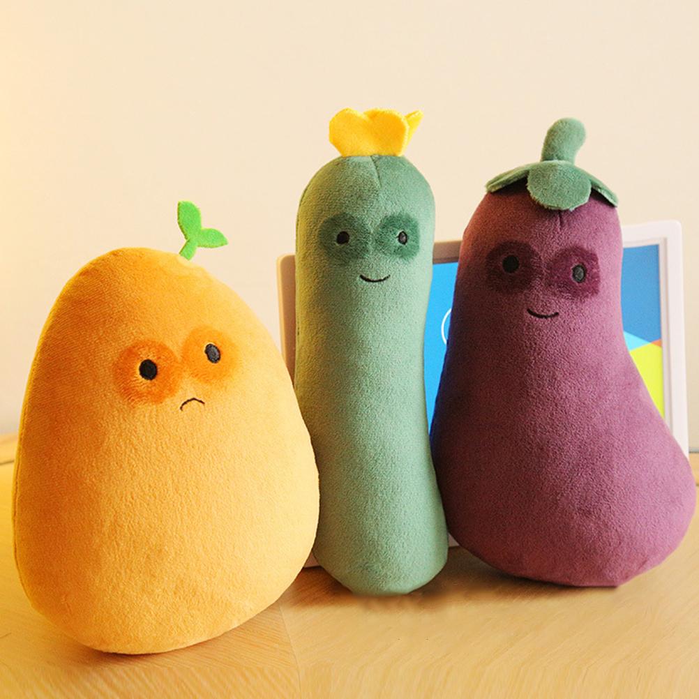 Simulation Plush Doll Toys Funny Vegetable Toys For Children Plush Pillow Toy With Different Expressions Toys