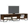 VidaXL TV Cabinet Smoked Oak 180x34x41 Cm Engineered Wood, TV Stand, TV Buffet, Multimedia Cabinet, TV Bench, Hi-fi Cabinet, 848576