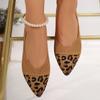 Новая мода остроносые балетки женские туфли удобные женские туфли модные леопардовые повседневные туфли Feminino Zapatos Mujer