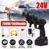 24V 120/200W Cordless High Pressure Car Washer Gun Handheld Auto Spray Powerful Car Washer Garden Water Jet