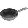Staub Skillet Gray 16cm, Enameled Cast Iron, Induction Compatible, Frying Pan, Officially Sold In Japan, 40501-145