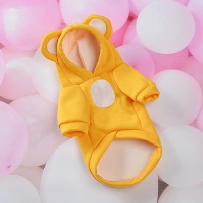 Однотонная одежда для бесшерстных кошек, зимнее пальто, дизайн медведя, кошачий худи, свитер, пуловер, дизайн комбинезона, худи для питомца
