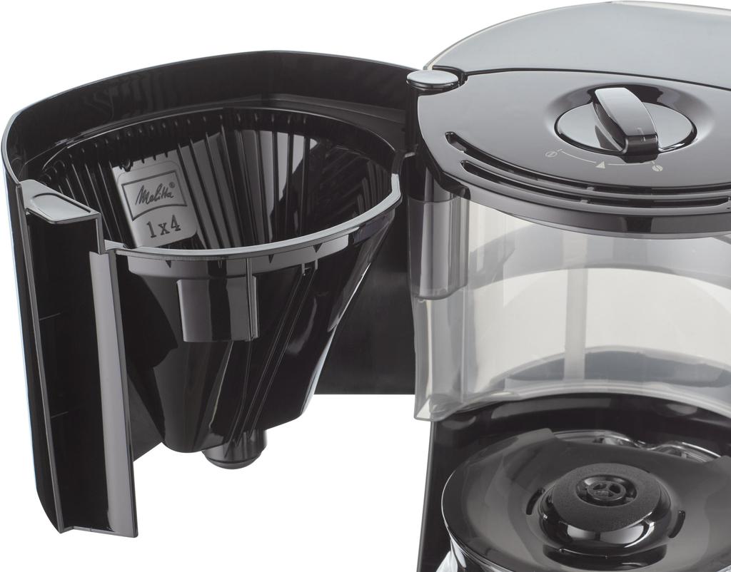 Melitta 1017-11 Drip Coffee Machine 1.2L Black