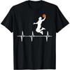 Basketball Heartbeat Shirts for Men and Boys T-Shirt Sports Clothes Streetwear Men Clothing Camiseta Hombre
