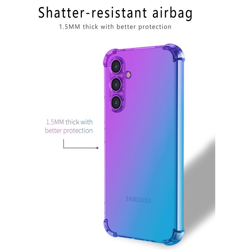 Ударопрочный ТПУ чехол для Samsung Galaxy A57 A37 A17 A07 A06 A16 5G A26 A36 A56 A25 A15 A25 A35 A55 5G Защитная крышка Fundas