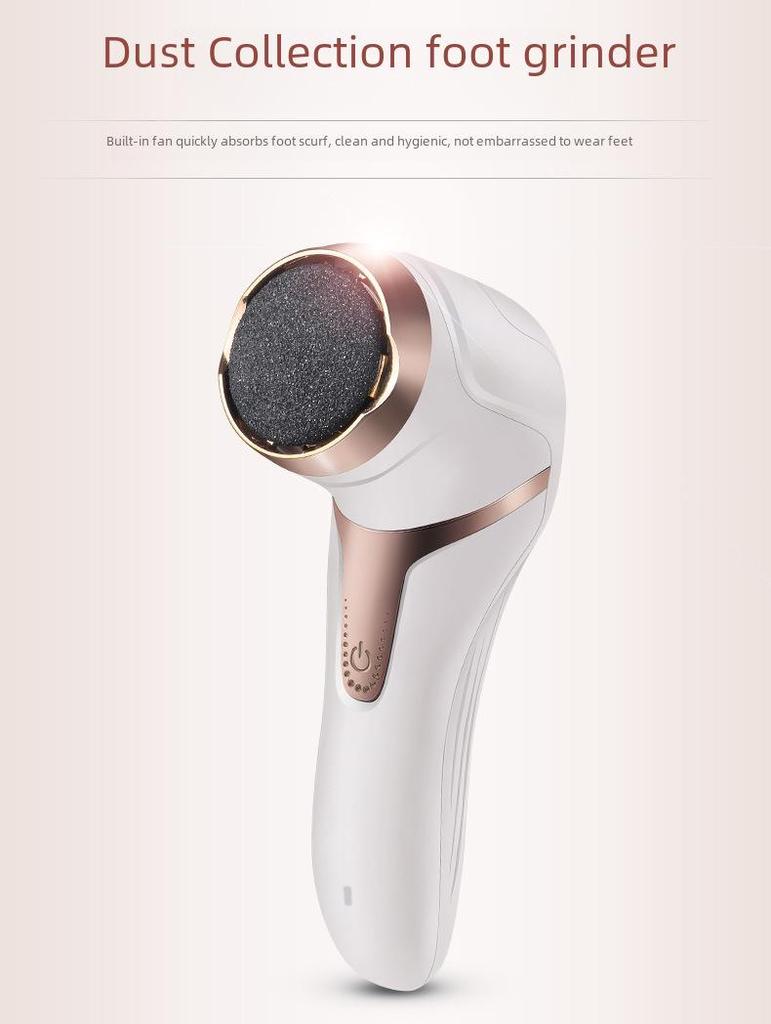 Электрическая шлифовальная машинка для ног с подсветкой для удаления омертвевшей кожи и мозолей; Инструмент для педикюра с камнем.