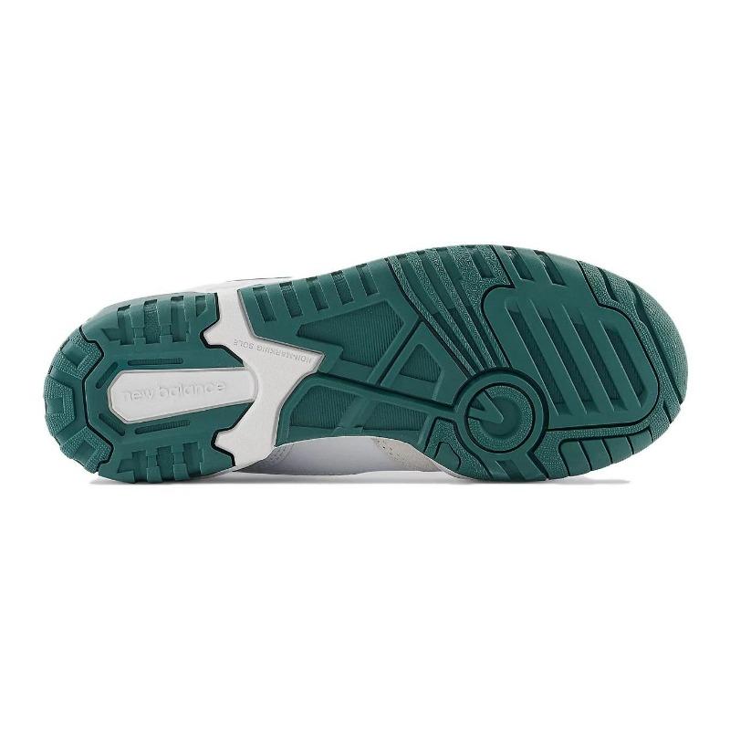 New Balance 550 Kids Low Basketball Shoes White Vintage Teal GSB550TA