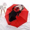 1PC Blindfolded Man Automatic Folding Umbrella Automatic Open/Close, Automatic Folding, 8-Rib Durable Frame, Portable Travel Umbrella 727