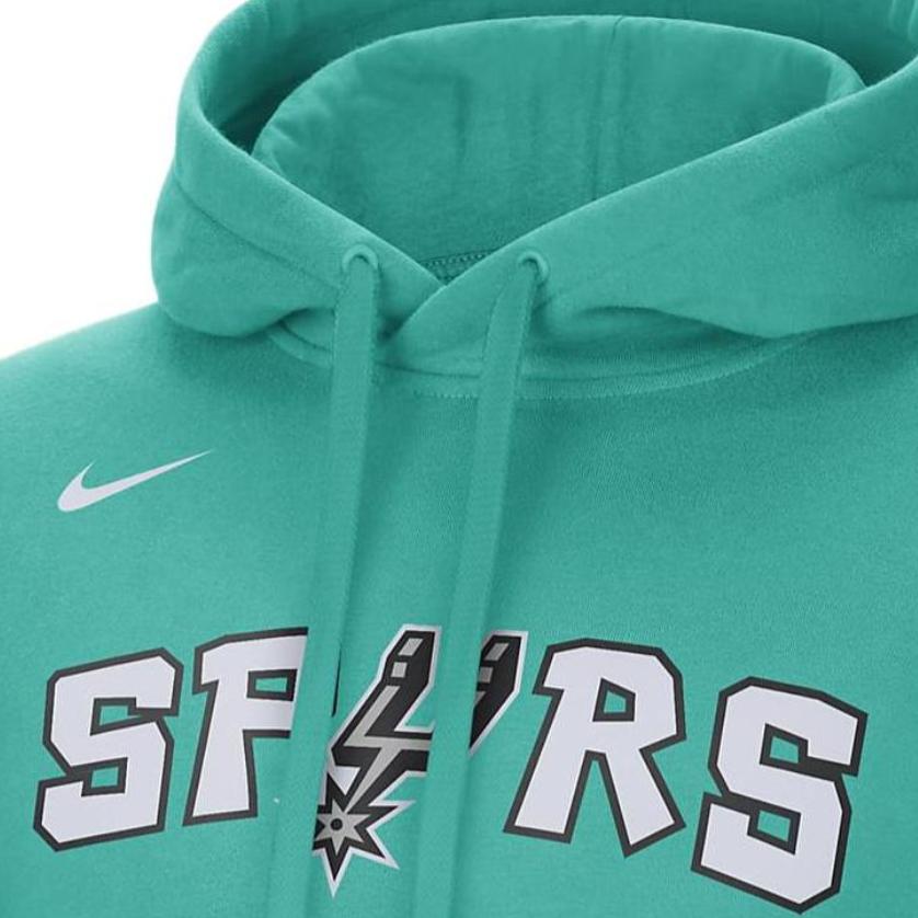 Nike Однотонная толстовка с капюшоном с буквенным принтом Мужские толстовки с капюшоном Зеленые DN8676-396