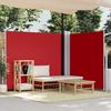 VidaXL Retractable Side Awning Red 180x600 Cm 318005