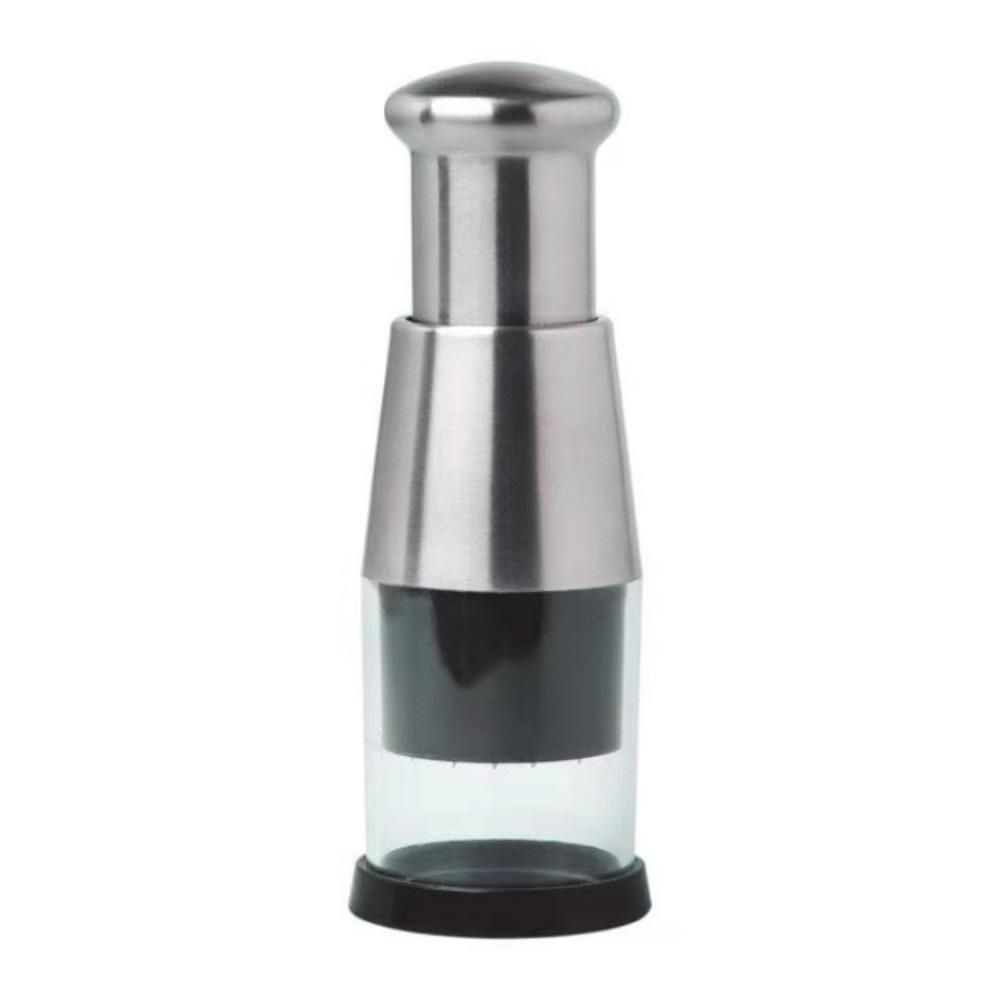 Stainless Steel Garlic Presser Manual Pressed Vegetable Slicer Fruit Dicer  Household Supplies