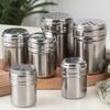 Stainless Steel Seasoning Jar Multi-purpose Spice Pepper Shaker Durable Salt Sugar Bottle