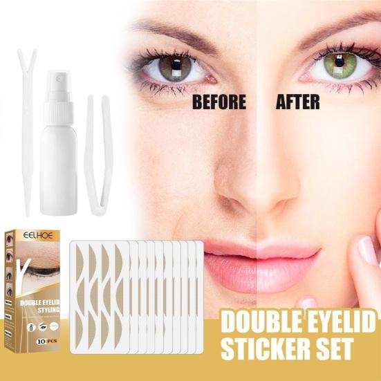 1 комплект, натуральная лента для двойного века, супер липкая, долговечная, невидимая наклейка для век, дышащая, без клея, подтяжка век, косметические наклейки, полоски