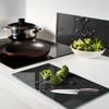 Set of Tempered Glass Kitchen Boards with 3D Printing 2x30x52 cm