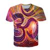 Fashion Men's T-shirts With Abstract Three-dimensional Graphic T Shirts Summer Casual Breathable T-shirts with Short Sleeves Top