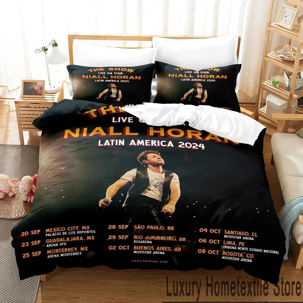 3D Print Niall Horan Bedding Set Boys Girls Twin Queen King Size Duvet Cover Pillowcase Bed Boys Adult Home Textileextile