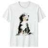 Watercolor Doodle Dog Art TShirt Doodle Dog Dog Lover Birthday Gift