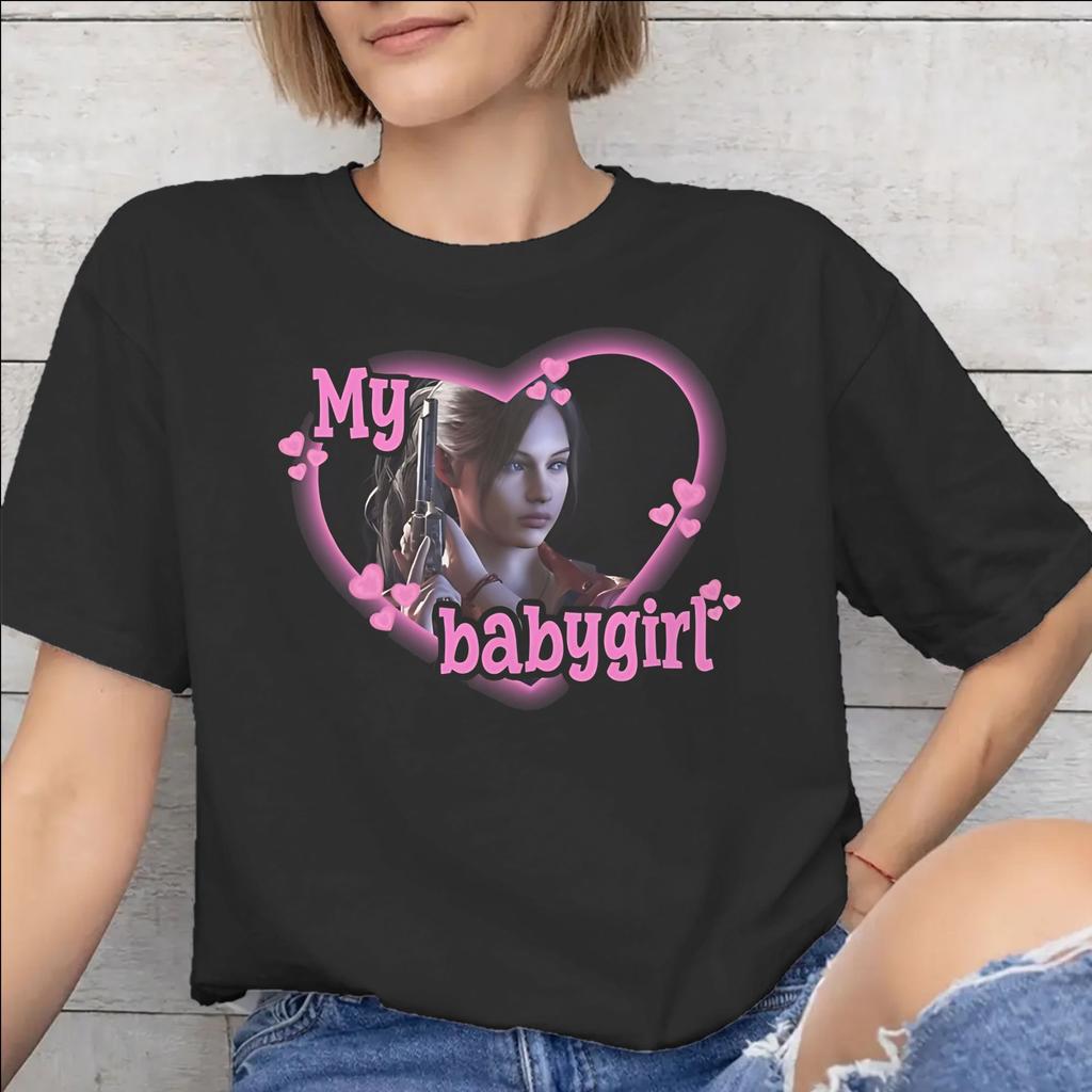 Claire Redfield Printed T Shirts Unisex WoUnisex Cotton Tee Shirt Clothing