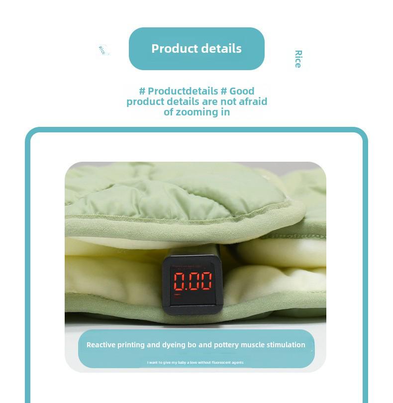 Cozy Quilted Baby Vest - Thick, Warm, Plus Velvet Outerwear for Spring & Autumn