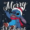 Lilo & Stitch Унисекс футболка для взрослых Merry Stitchmas