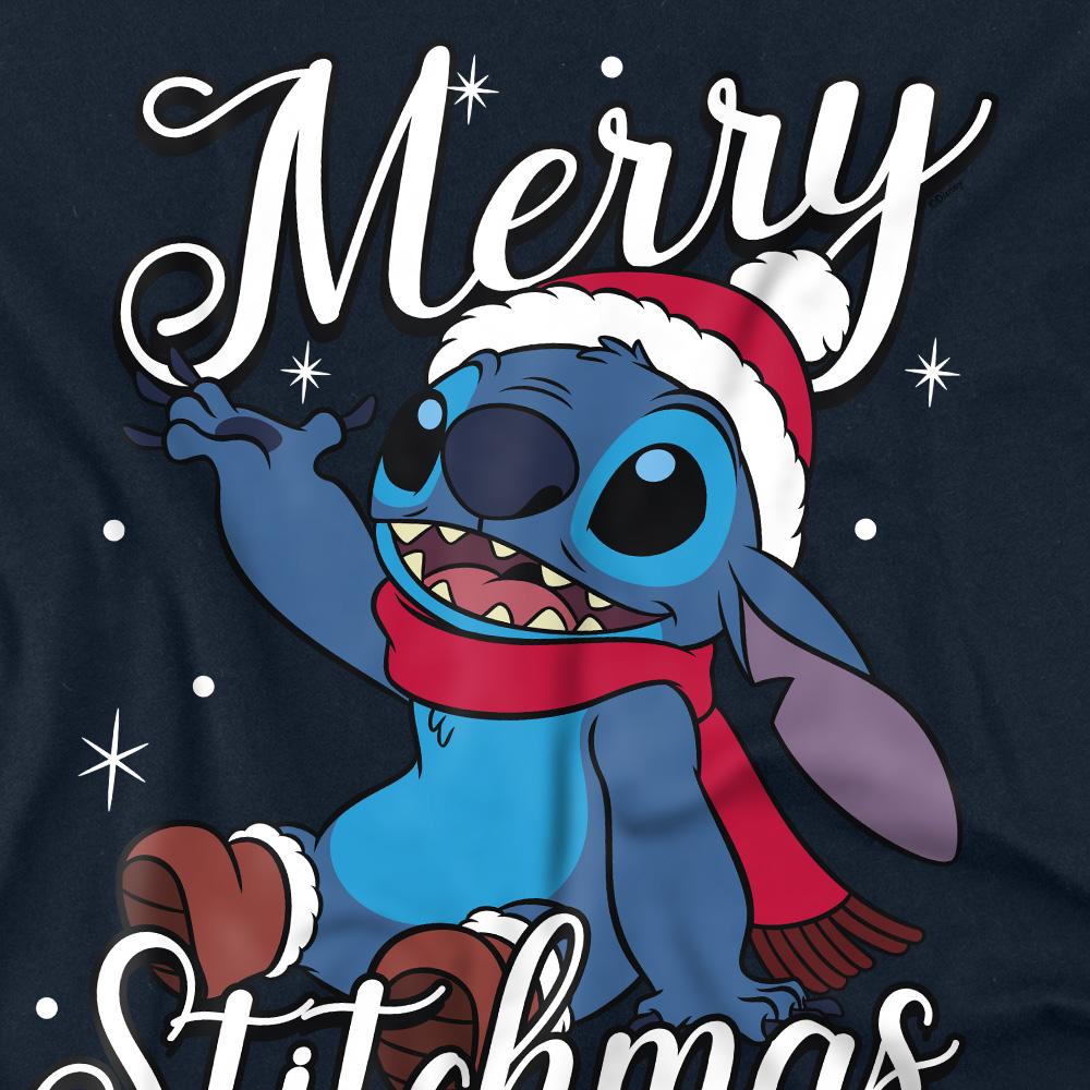 Lilo & Stitch Унисекс футболка для взрослых Merry Stitchmas