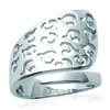 Silver Ring 'Choreography' Silver (rhodium) - 20 Mm