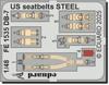 eduard Zoom Boston III US Military Seatbelt Stainless Steel HK Plastic Model Parts EDUFE1535 1/48 DB-7 (for Models) (Airplane)