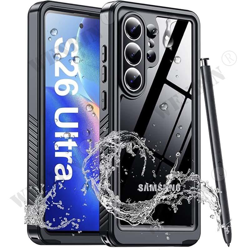 Водонепроницаемый чехол IP68 для Samsung S26 Ultra S25 S24 Ultra Plus A57 A37 Полная защита корпуса Чехол для плавания Подводное плавание Fundas Без стилуса
