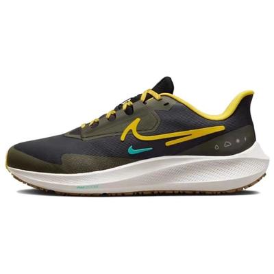 Air Zoom Pegasus 39 Shield Black Vivid Sulphur Мужские кроссовки Light-Bone золотисто-бежевые FV8107-070