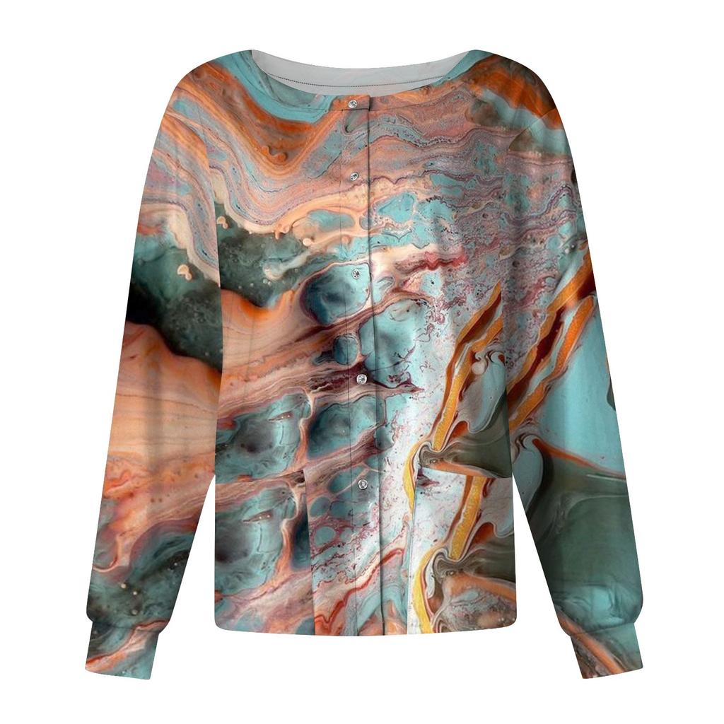 Женский однобортный защитный комбинезон с длинным рукавом и карманом, рабочий воротник-стойка, кардиган, куртка, топ