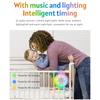 Перезаряжаемая машина для генерации белого шума с динамической RGB-подсветкой, таймерами автоотключения, функцией памяти, помощник для сна для дома, путешествий, офиса