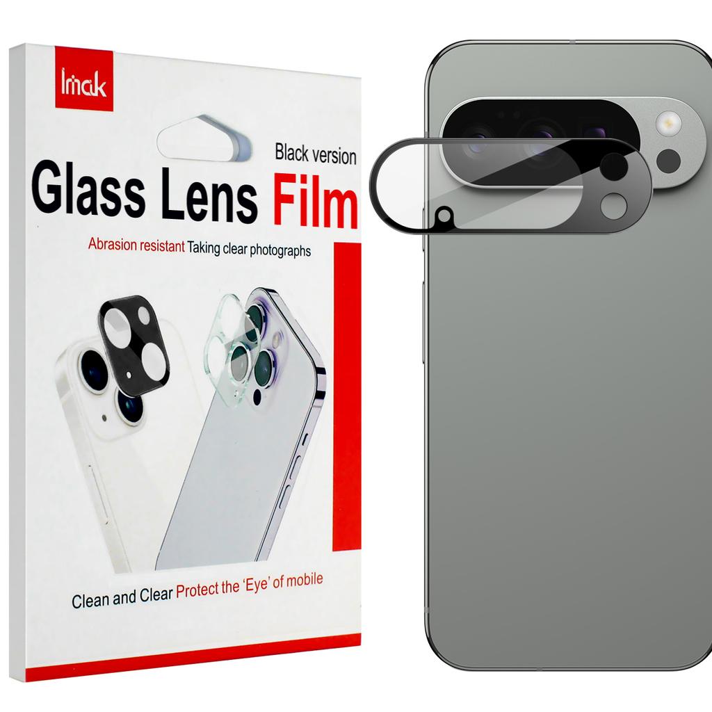 IMAK For Google Pixel 10 Pro XL Camera Lens Protector Tempered Glass HD Clear Lens Film (Black Version)
