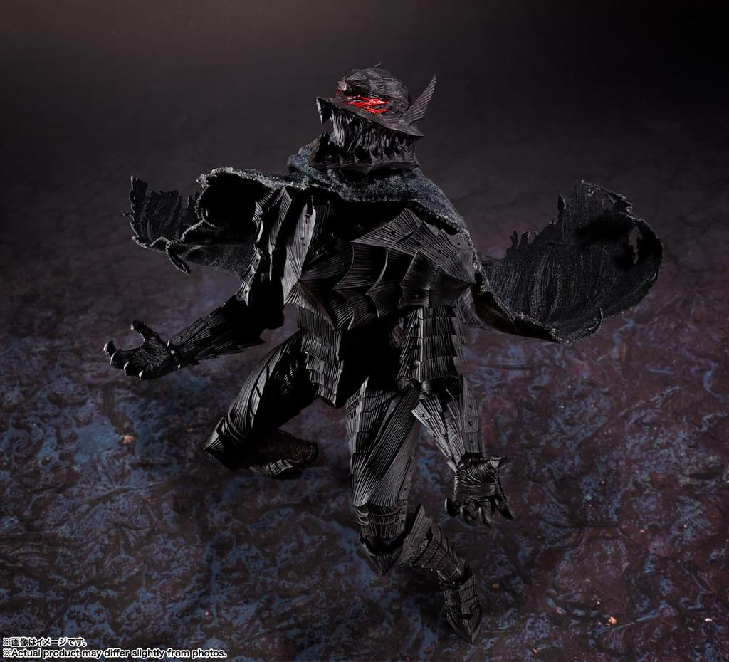 TAMASHII NATIONS Berserk Guts Приблизительно 160 мм окрашенная подвижная фигурка SHFiguarts (Беркер Броня) -Страсть - АБС, ПВХ и ткань