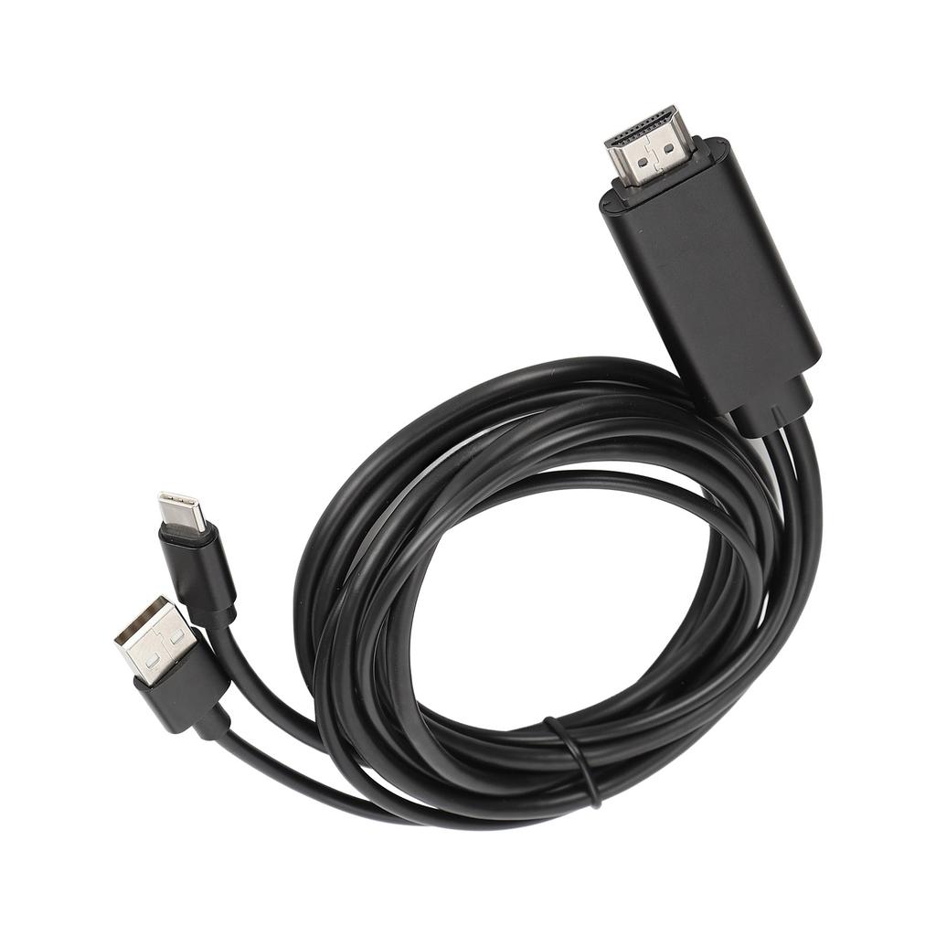 1.8M 4K Type C To HD Multimedia Interface Cable Mobile Phone To HDTV Sync Screen Cable
