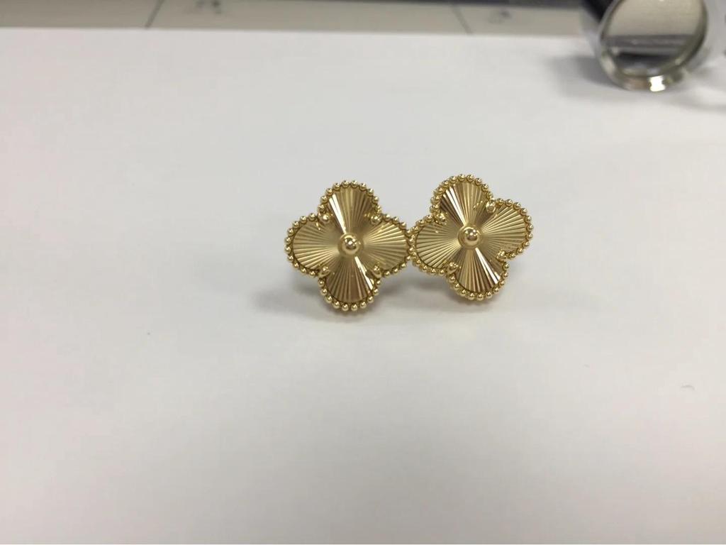 2024 Christmas Edition s925 Silver Four-Leaf Clover Necklace in Rose & White Gold for Women