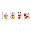 Мини Lucky Cat Украшение для дома Kawaii Lucky Cat Maneki Neko Украшения Креативная игрушка для скульптуры Статуя Декор