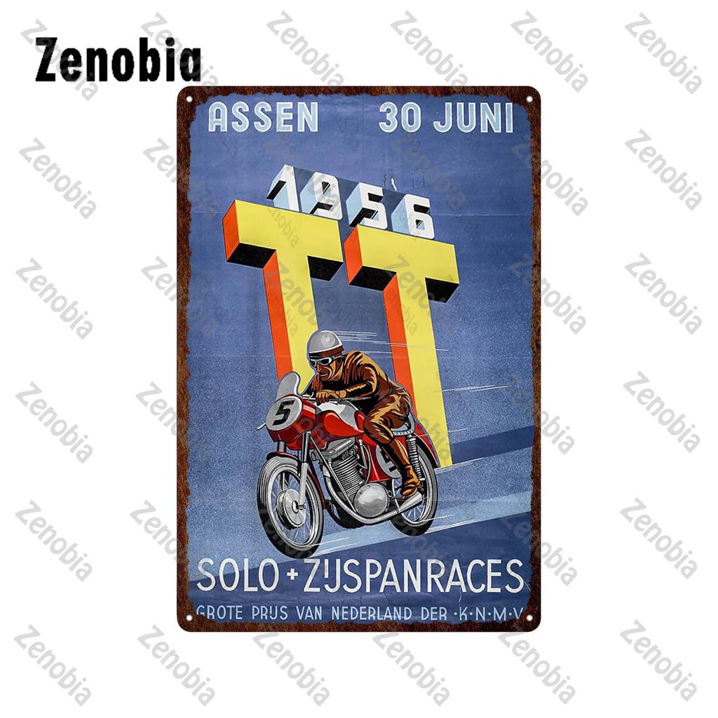 Motorcycles Metal Signs Tin Sign Ace Cafe London Road Race Wall Stickers Isle of Man TT Garage Bar Pub Home Wall Decoration