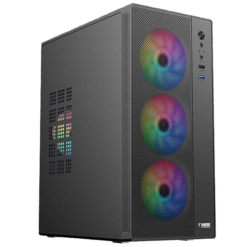 Mini Desktop Pc Case Computer Tower For Micro-Atx/Itx Motherboard 250Mm Gpu Graphic Card Length 9Cm Air Cooling Fans Ssd+Hdd